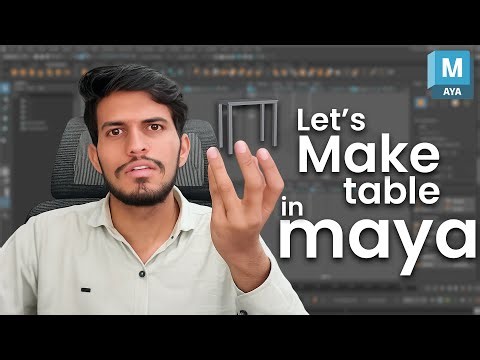 how to desgin table in maya l (biggner to advnce) in hindi