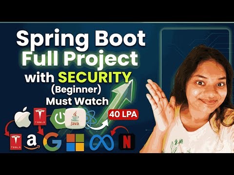 Spring Boot Full Project Must Watch beginner LEVEL