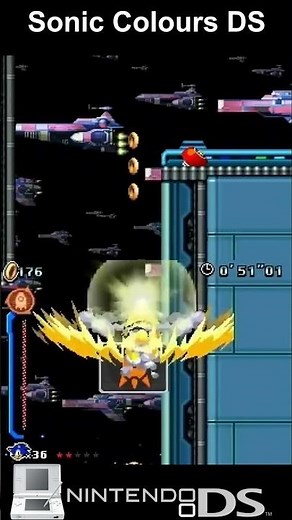Sonic Colours DS (Nintendo DS) gameplay