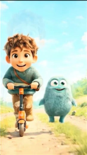 This Tech Took Me Back to Childhood 🛴 #shorts #ytshorts #shortsvideo #cartoon #cuteanimation