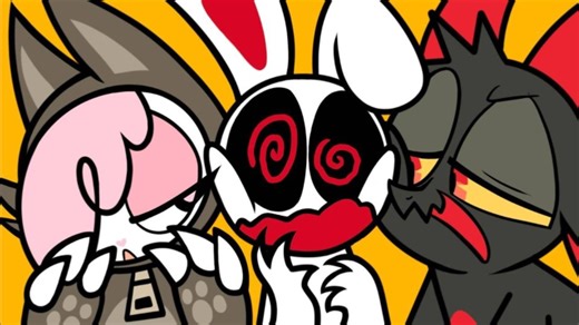 【Chikn Nuggit】恶魔兔兔吃瘪合集