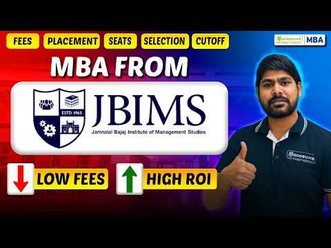 JBIMS Mumbai MBA Admission | Fees Structure | Seats Intake | Placements | Selection Process | ROI