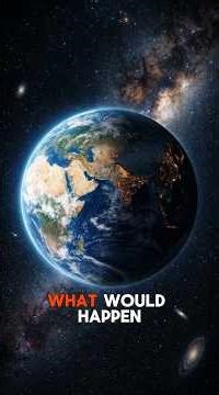 Earth Stopped for One Second What Would Happen #facts #microlearning