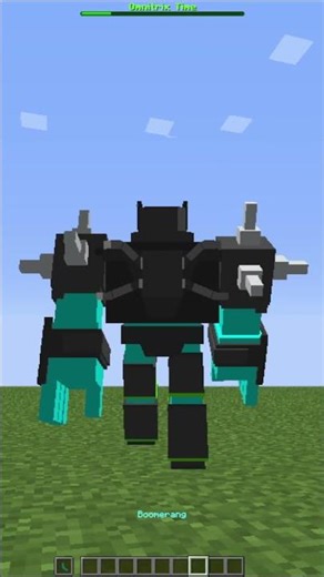 Minecraft Reboot Omni Kix Shock Rock #shorts #minecraft #ben10