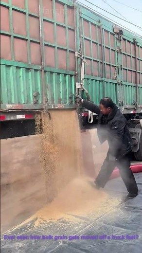How Farm Grain Gets Unloaded From Trucks