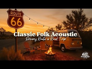 Route 66 Acoustic Guitar Journey | Perfect Highway Soundtrack