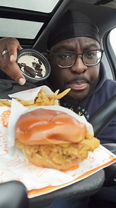 114K views · 2.5K reactions | Popeyes Golden BBQ Chicken Sandwich and Oreo Cheesecake. .#foodreview #foodvlog #chickensandwich #cheesecake #fastfood #bbq #reels | Stefan Johnson Voice Overs | Facebook