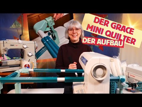 The Mini Quilt Frame from Grace for every sewing machine. This is how you assemble the frame.