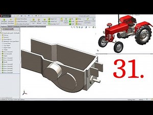 SolidWorks Tutorial Tractor 31.Back Axle Part1