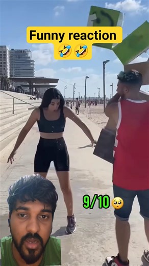 falling box reaction || reaction video || funny reaction #youtubeshorts #funnyvideo