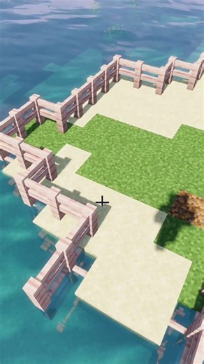 Beach House Minecraft Build 🏖️#part1 #minecraft #shaders