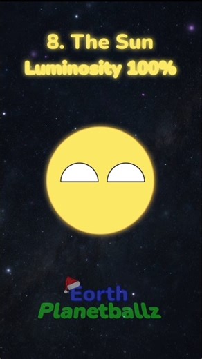 The Brightest Star Comprative #planetball #planetballz #planetballs | Eorth planetballz