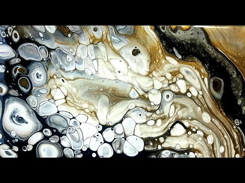 How To Get CELLS Without Silicone or Floetrol | Acrylic Pouring for Beginners | Fluid Art #(88)