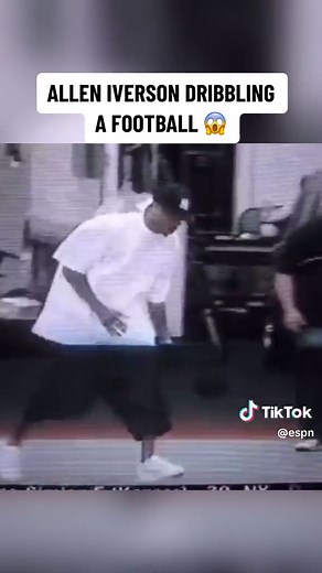 Allen Iverson Dribbling Football Skills