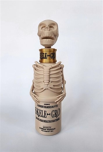 Skeleton Bone Growing Potion Bottle - Inspired by the Adventures of a Wizard - BONE WHITE - Etsy