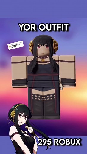 Replying to @cherri ♡ UPDATED Yor Forger (Spy x Family) Roblox outfit! #roblox #robloxtiktok #robloxoutfits #robloxavatar #fyp #anime #spyxfamily #yor #yorforger