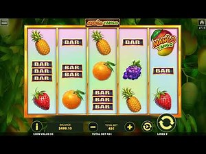 Demo gameplay of Mango Tango by Multislot