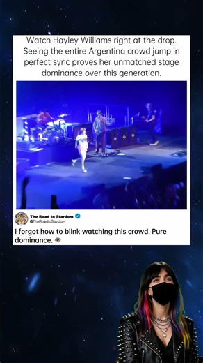 The "Impossible" Crowd Energy in Argentina 🇦🇷 #Paramore #HayleyWilliams #LiveMusic #PopPunk