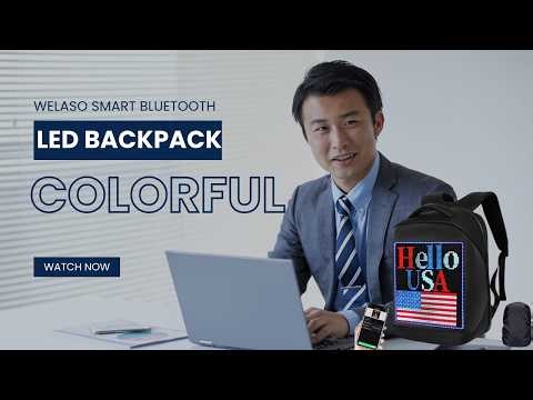 Welaso Smart LED Backpack – Stand Out with Style & Tech