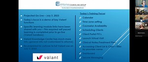 Saturday eHome Valant EHR Training  06242023