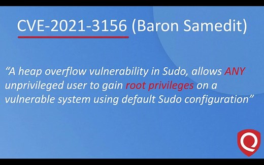 【转载：sudo 堆溢出漏洞（CVE-2021-3156）POC】