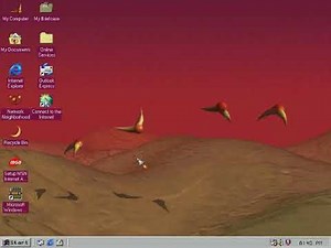 Oracle VM VirtualBox 7.2.2 Test 3 - Exploring Windows 98 SE with Microsoft Plus! 98