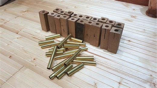 DIY lamp from HMS Victory oak