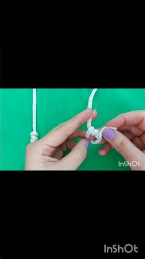 Simple Ending Knot.آسانترین گره هودی یا پایان کار در مکرومه