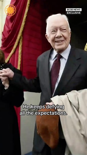 50K views · 8.2K reactions | Former President Jimmy Carter celebrated his 100th birthday on Tuesday — the first former president in United States history to do so — while watching a military flyover in his backyard in Plains, Georgia, surrounded by friends and family. | CBS Mornings | Facebook