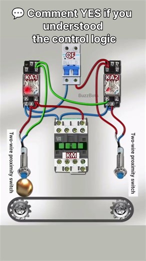 🎯 Automatic Conveyor Belt Control Using Proximity Sensors ⚙️🤖#ConveyorAutomation#ProximitySensor