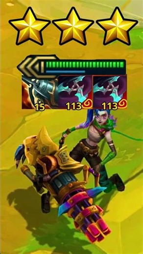 Jinx 113 Stacks Flickerblade ⭐⭐⭐ #롤체 #tft #teamfighttactics