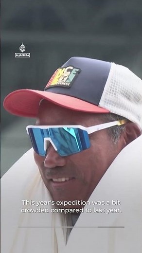 ‘Everest Man’ breaks his own record after historic 32nd climb | AJ #shorts