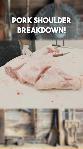 Pork Shoulder Breakdown! 🐷Watch the full Pork Diagram Video on our YouTube Channel. The link is in our bio! #reels #reelsinstagram #viral #video #pork #pig #hog #thebeardedbutchers #butcher #butchering #meat #howto #diy #reelsfb #reelsvideo #reelsviral #trending #viral #youtube | Seth Perkins