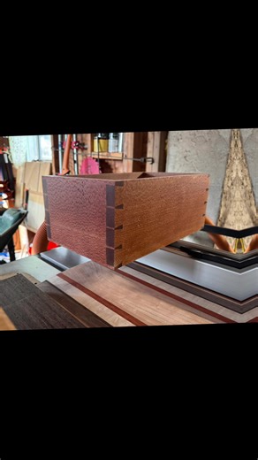 Crafting Dovetail Joints with Leopardwood