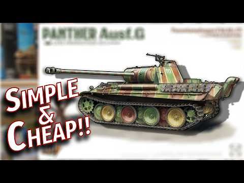 This CHEAP Model Tank Kit SURPRISED Me!! - TAKOM PANTHER 1/35