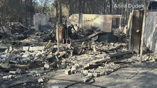Brantley County family watches home burn during terrifying evacuation