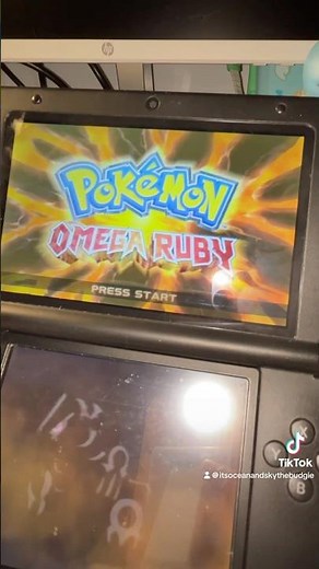 Pokémon omega Ruby gameplay on my red FDS XL #nintendoconsole #pokemonOmegaRuby ‪@NintendoUK‬ ￼￼