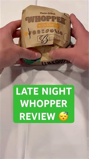 How good is Burger King at 1AM? #review #food