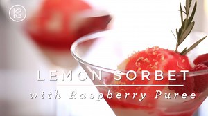 9.6K views · 257 reactions | This tangy lemon sorbet with sweet raspberry puree makes for one irresistible treat! | Kin | Facebook