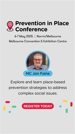 3.1K views | With Jon Faine as your MC, hear from changemakers like Luke Craven, Prof Sharon Goldfeld AM, Kaj Löfgren and more at our Prevention in Place Conference. Be inspired with their bold ideas & insights to tackle social issues impacting Australians. Don’t miss your chance to learn from the best, register now  | Alcohol and Drug Foundation | Facebook