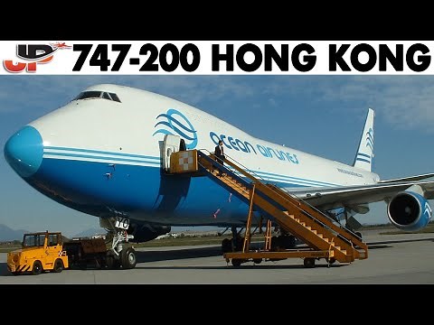 In the Cockpit BOEING 747 CLASSIC (747-200) Italy to Hong Kong (2005)