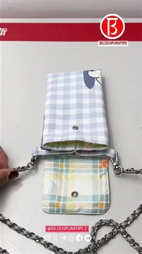 three-layer mobile phone bag Sewing Tutorial