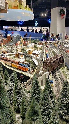 Christmas trains...O scale 3 rd rail 75 year old train layout.