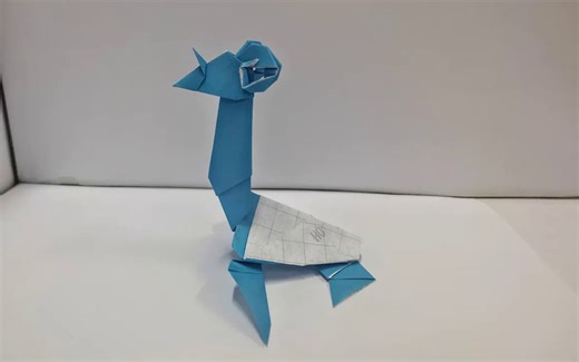 【Origami Instructions】拉普拉斯可梦折纸教程Pokemon Lapras_哔哩哔哩_bilibili
