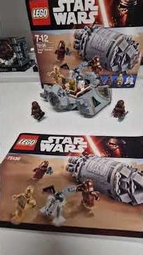 Lego Droid Escape Pod 75136 unboxing and reveal of the built set.