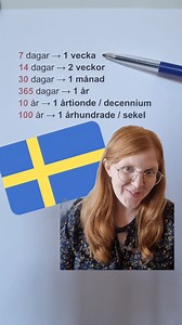 389K views · 4.8K reactions | Different time periods in Swedish . Perfect for all the new year tv shows remembering old things coming soon . Learn Swedish un a Fun way with our Live Zoom group sessions. ✅ 5 different levels. ⚠️ Limited seats! Sign up with the links in bio! ☝️ #swedishlanguage #learnswedish #swedishlesson #sfi | Fun Swedish | Facebook