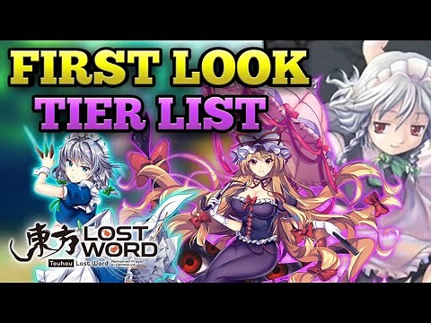 Touhou Lost Word - First Impression, Reroll Characters, Beginner tips, and thoughts