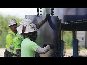 Balmoral Tanks anaerobic digestion tank installation, USA