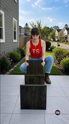 Build This Stunning 3-Tier Plant Rack! 🪴 #diy #shorts