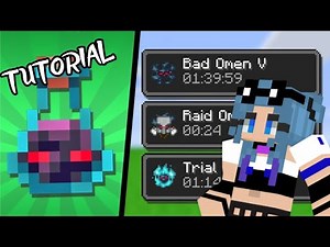 MINECRAFT: Tutorial FARM BAD OMEN - Minecraft BEDROCK EDITION